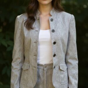 Banana Republic Heather Gray Blazer
